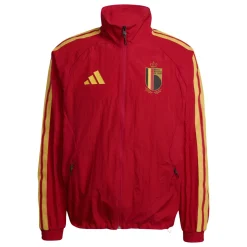 adidas België Anthem Trainingsjack 2026-2028 Rood Geel Zwart