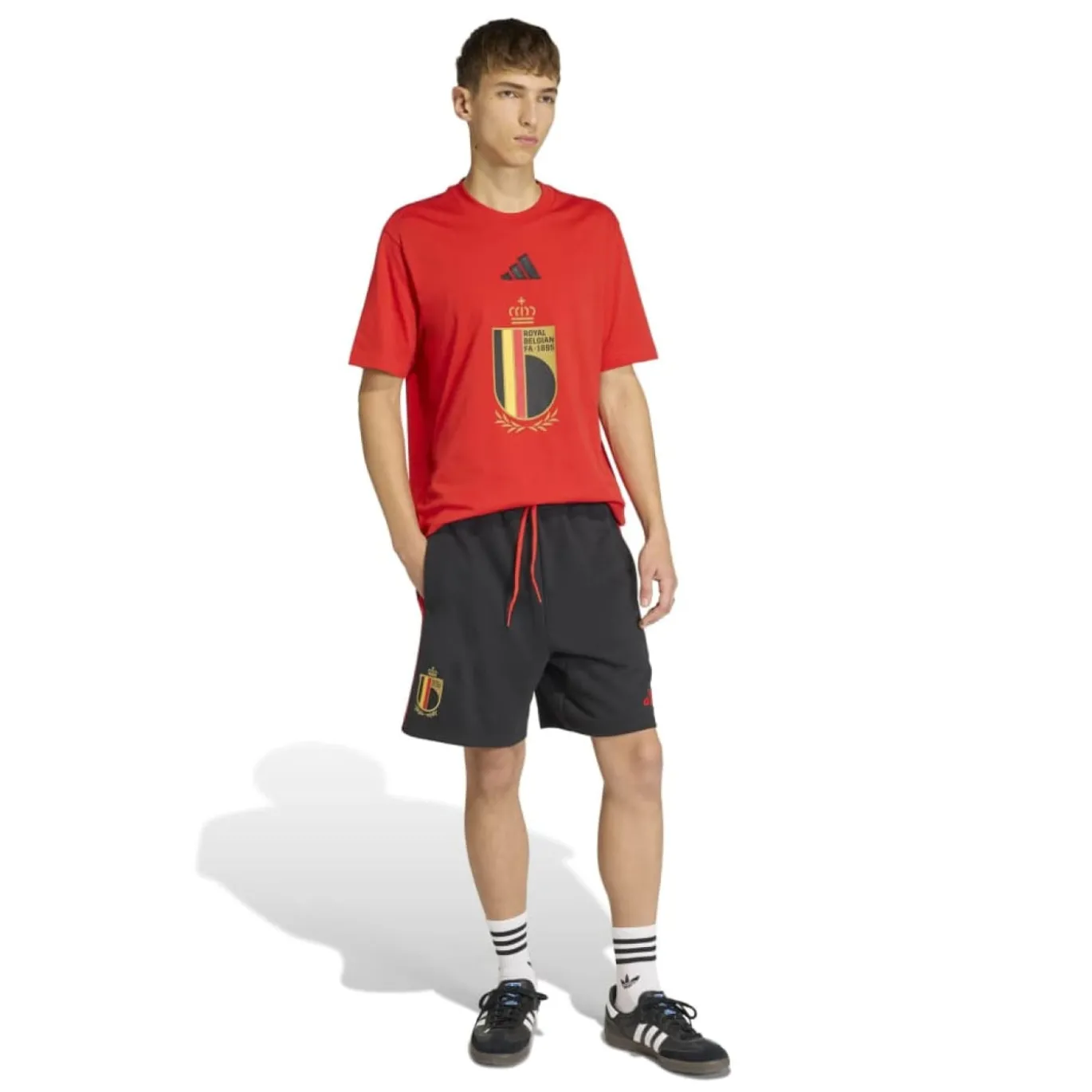 adidas België DNA Graphic Set 2026-2028 Rood Zwart