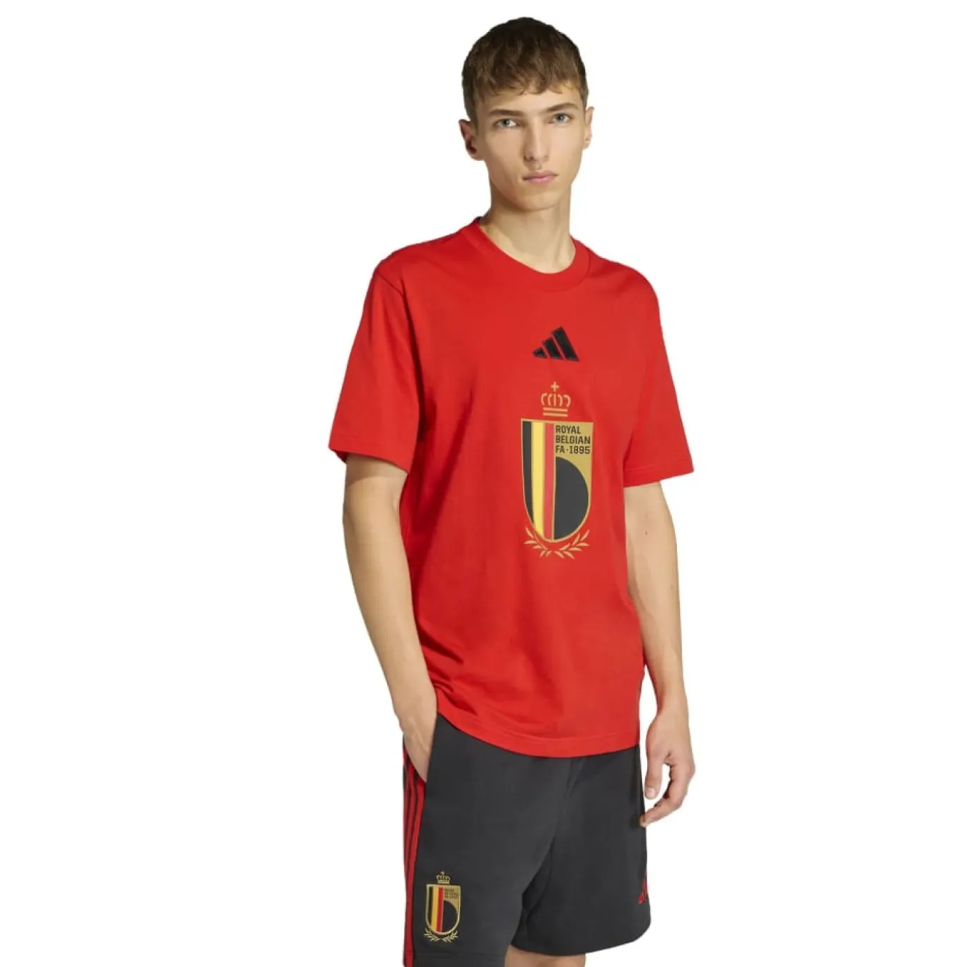 adidas België DNA Graphic Set 2026-2028 Rood Zwart