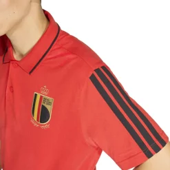 adidas België DNA Polo Set 2026-2028 Rood Zwart