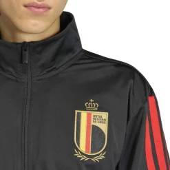 adidas Belgiƫ DNA Trainingsjack 2026-2028 Zwart Rood