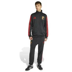 adidas België DNA Trainingsjack 2026-2028 Zwart Rood
