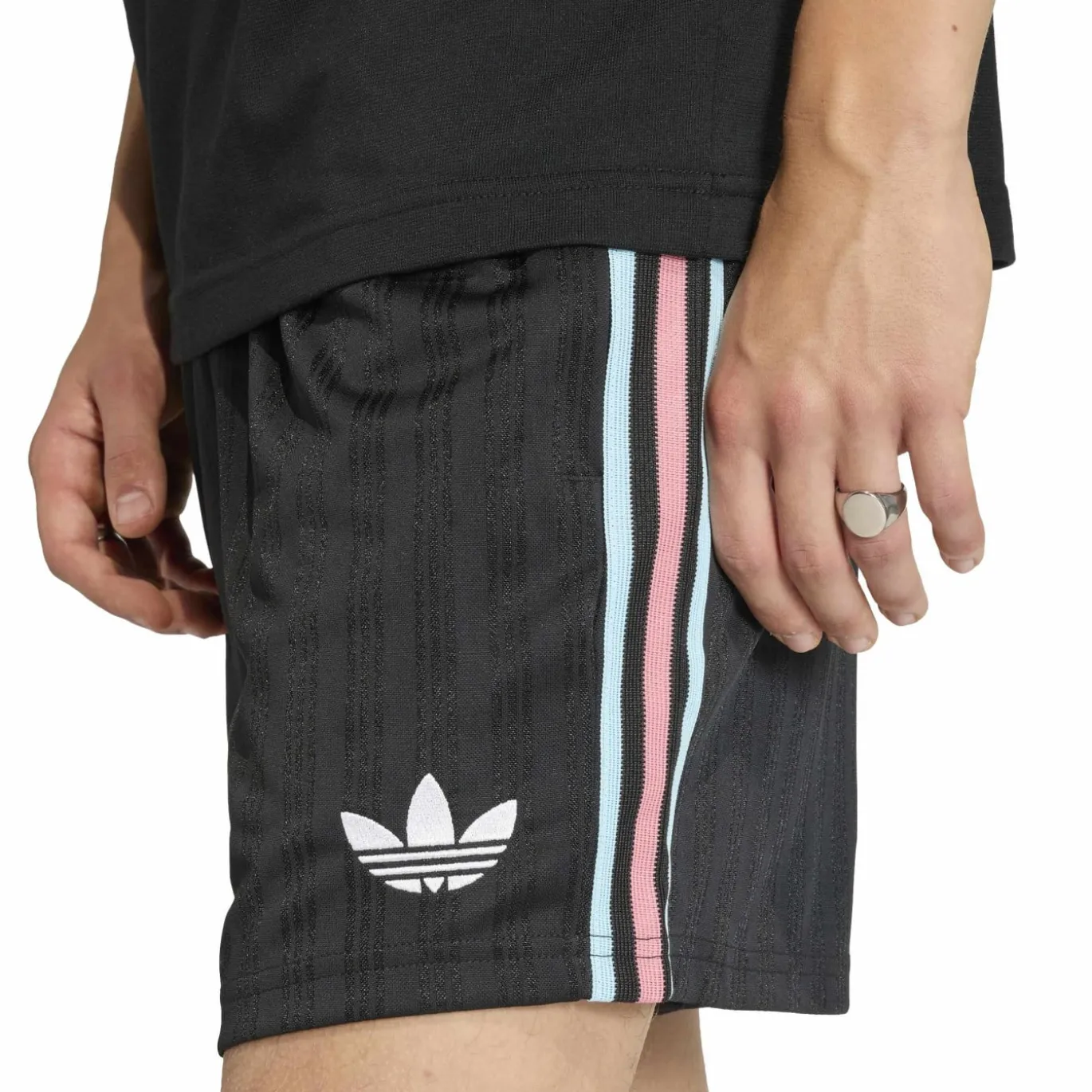adidas België Originals Broekje Zwart Lichtblauw Roze