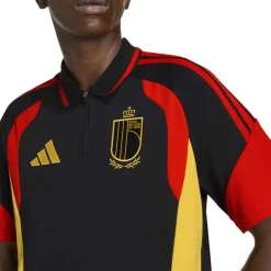 adidas België Polo Set 2026-2028 Zwart Geel Rood