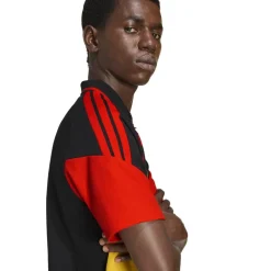 adidas België Polo 2026-2028 Zwart Geel Rood