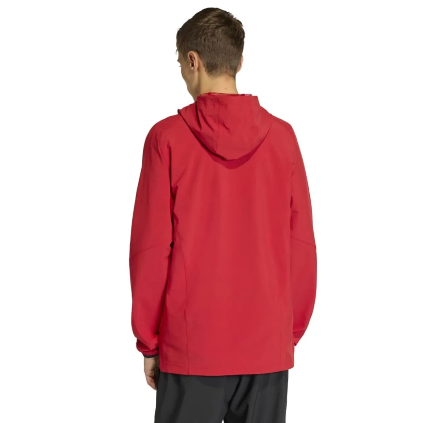 adidas België Tiro Travel Trainingspak Hooded Full-Zip 2026-2028 Rood Zwart