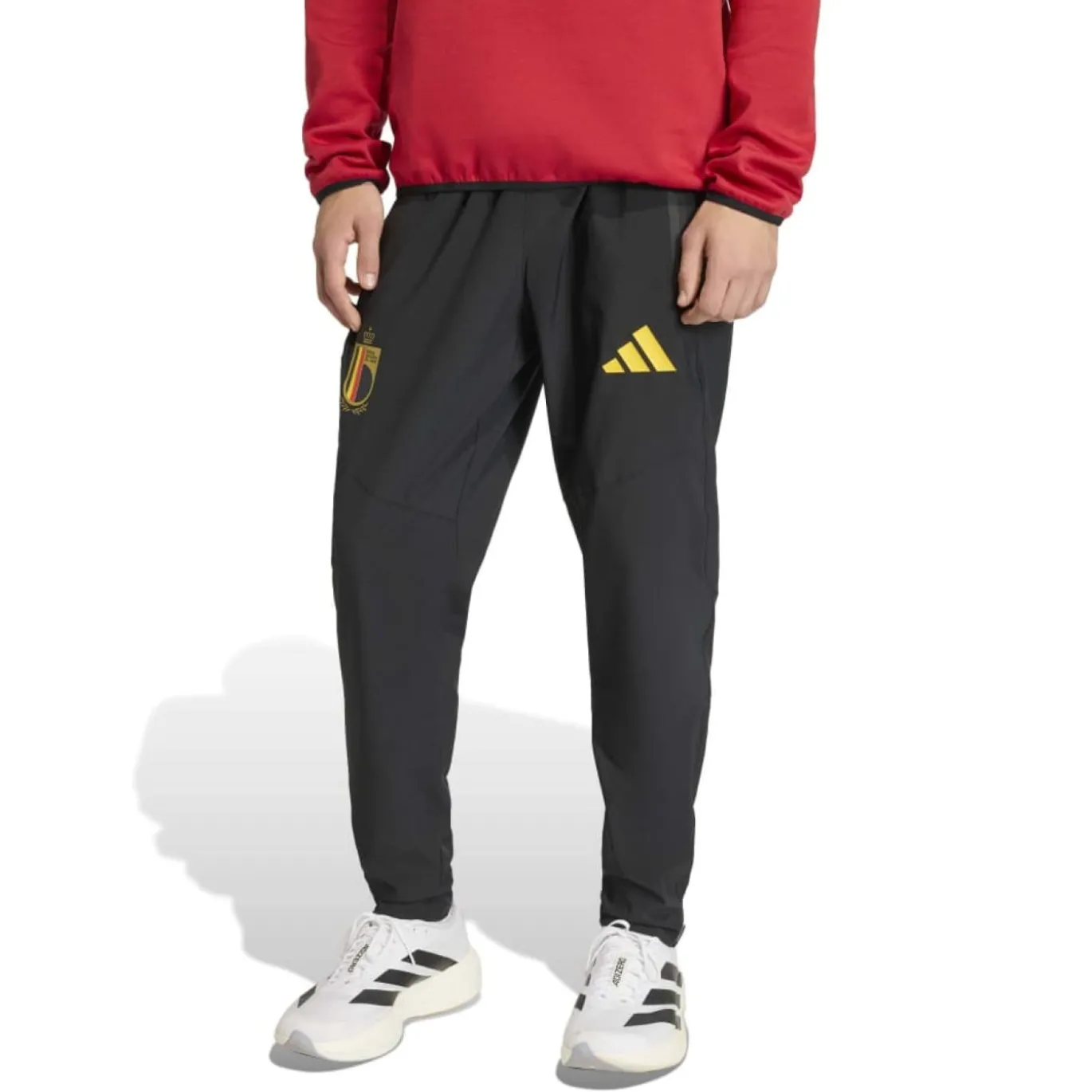 adidas België Tiro Travel Trainingsbroek 2026-2028 Zwart Geel