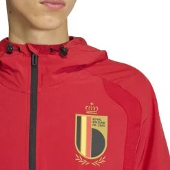 adidas België Tiro Travel Windbreaker 2026-2028 Rood Geel Zwart