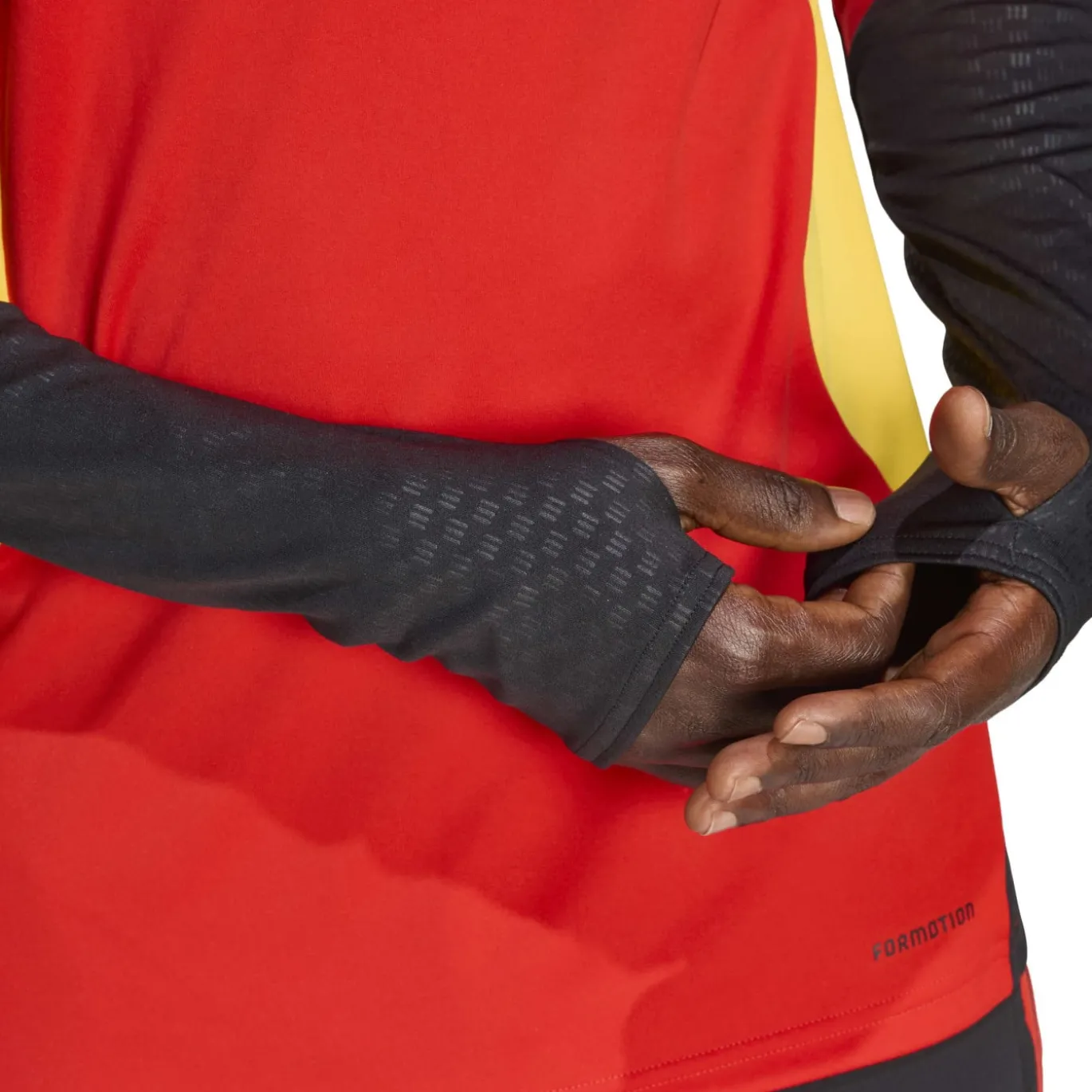 adidas België Trainingspak 1/4-Zip 2026-2028 Rood Zwart Geel