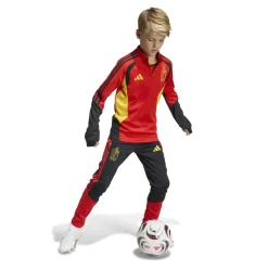 adidas België Trainingspak 1/4-Zip 2026-2028 Kids Rood Zwart Geel