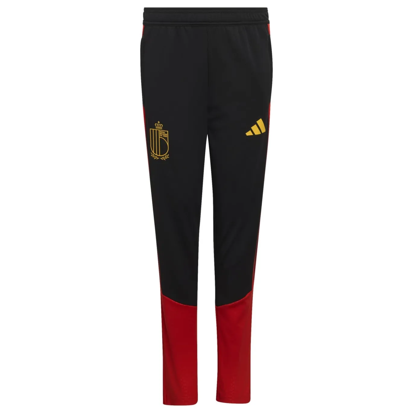 adidas België Trainingspak 1/4-Zip 2026-2028 Kids Rood Zwart Geel