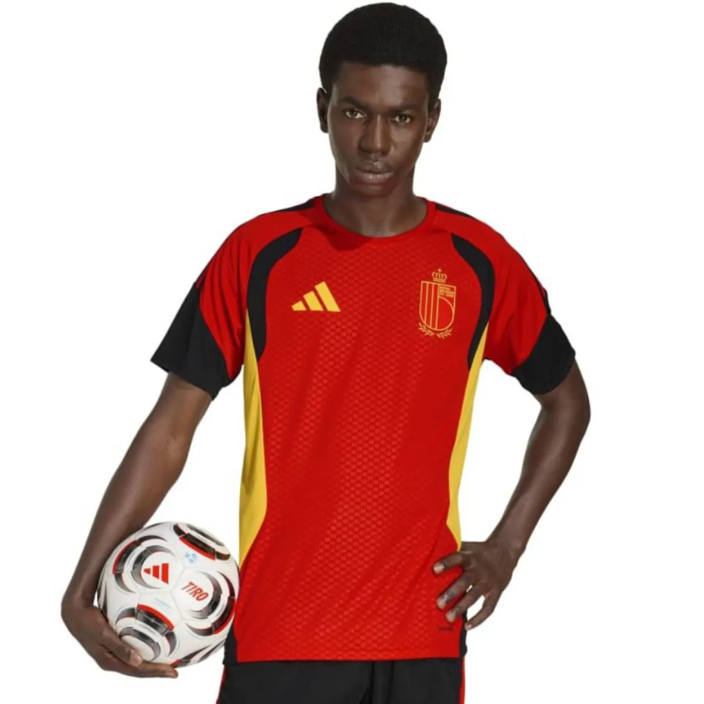 adidas België Trainingsshirt 2026-2028 Rood Geel Zwart