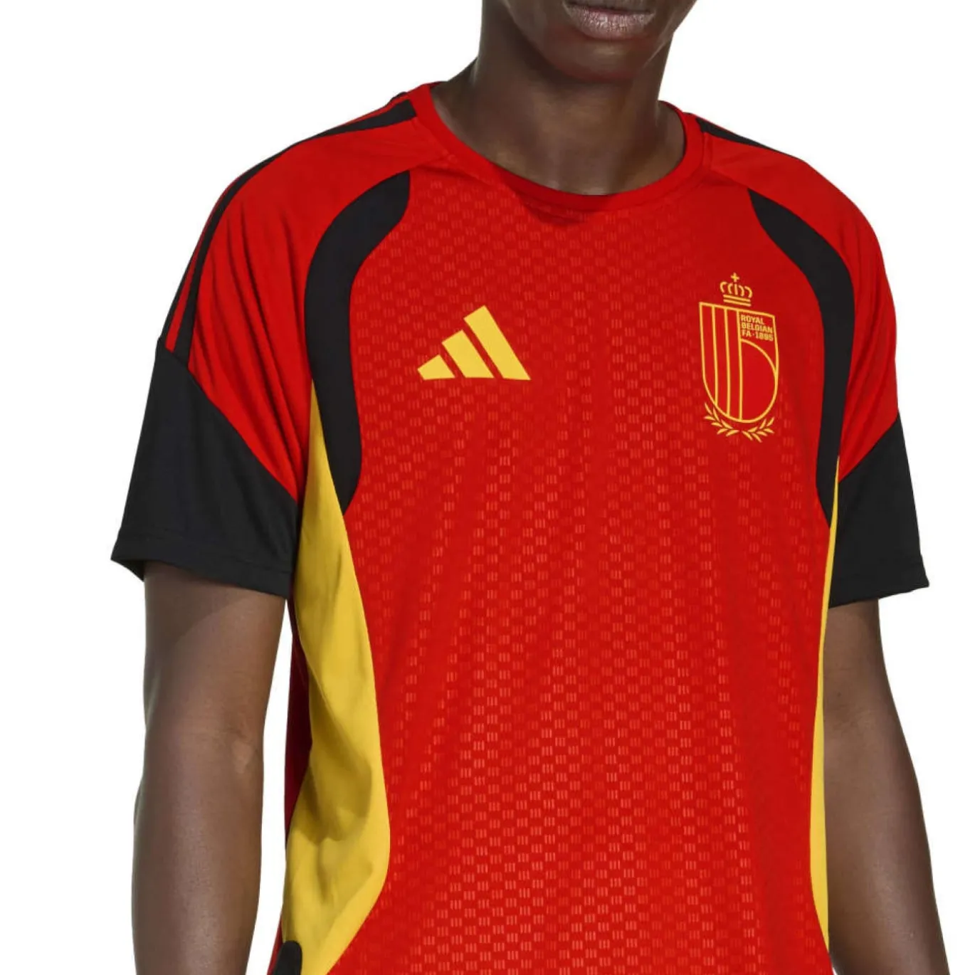 adidas België Trainingsshirt 2026-2028 Rood Geel Zwart