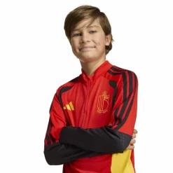 adidas België Trainingstrui 1/4-Zip 2026-2028 Kids Rood Geel Zwart