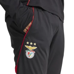 adidas Benfica Trainingsbroek 2025-2026 Zwart Wit Rood