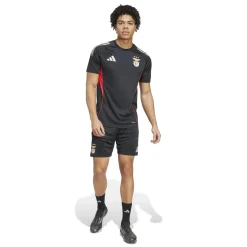adidas Benfica Trainingsbroekje 2025-2026 Zwart Wit Rood