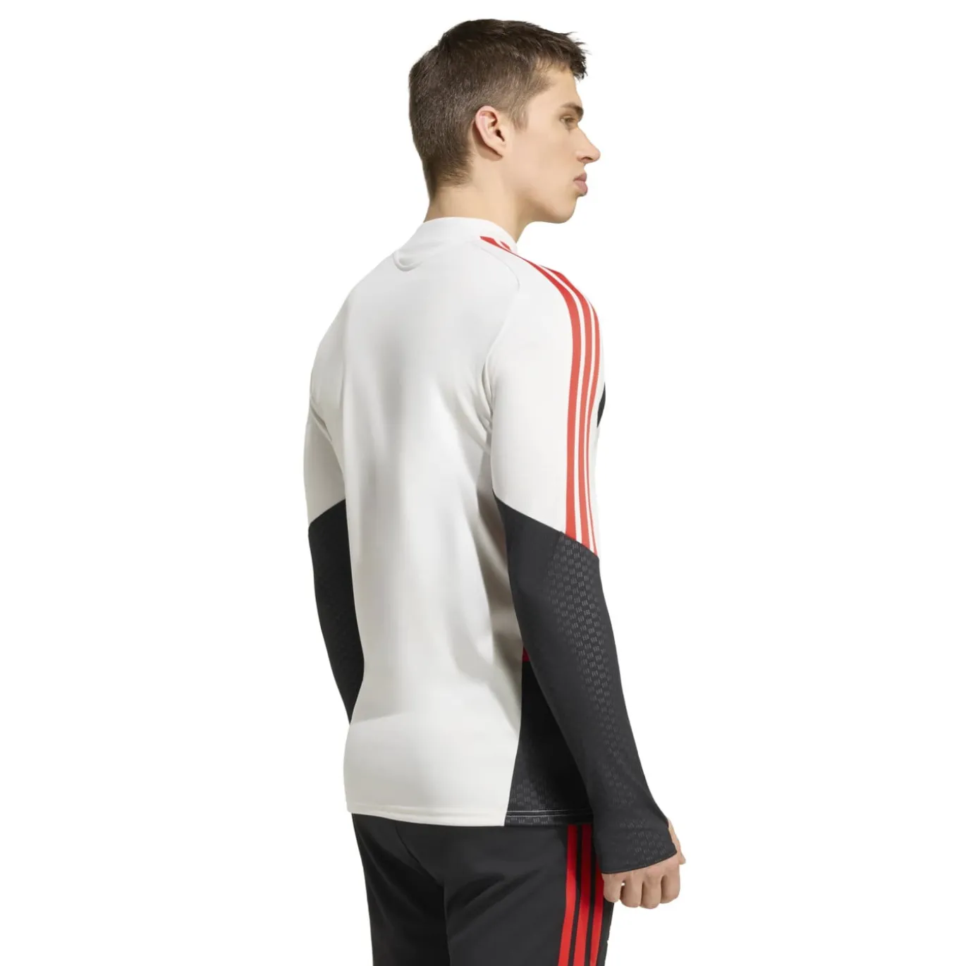 adidas Benfica Trainingstrui 1/4-Zip 2026-2027 Wit Zwart Rood