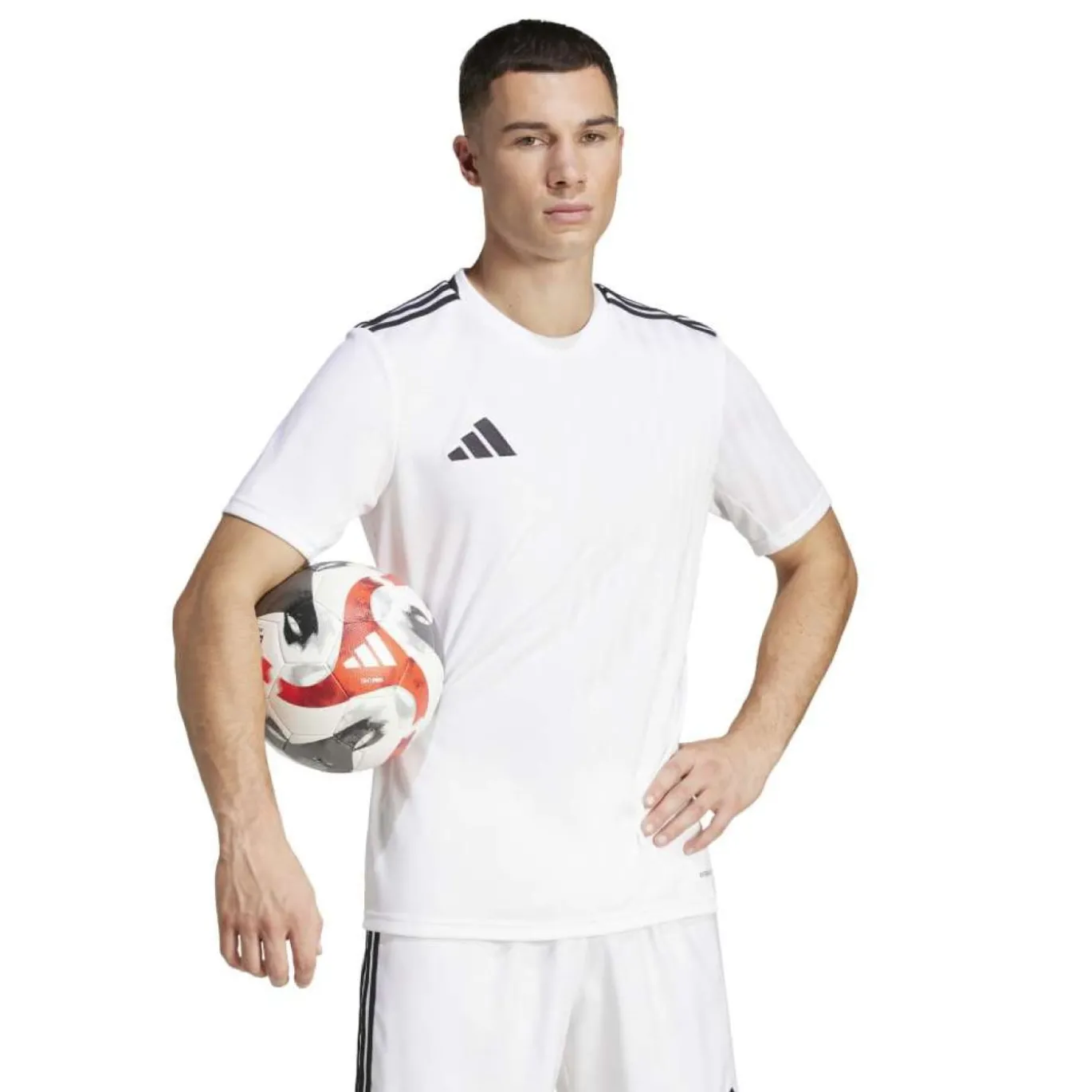 adidas Campeon 25 Voetbalshirt Wit Zwart