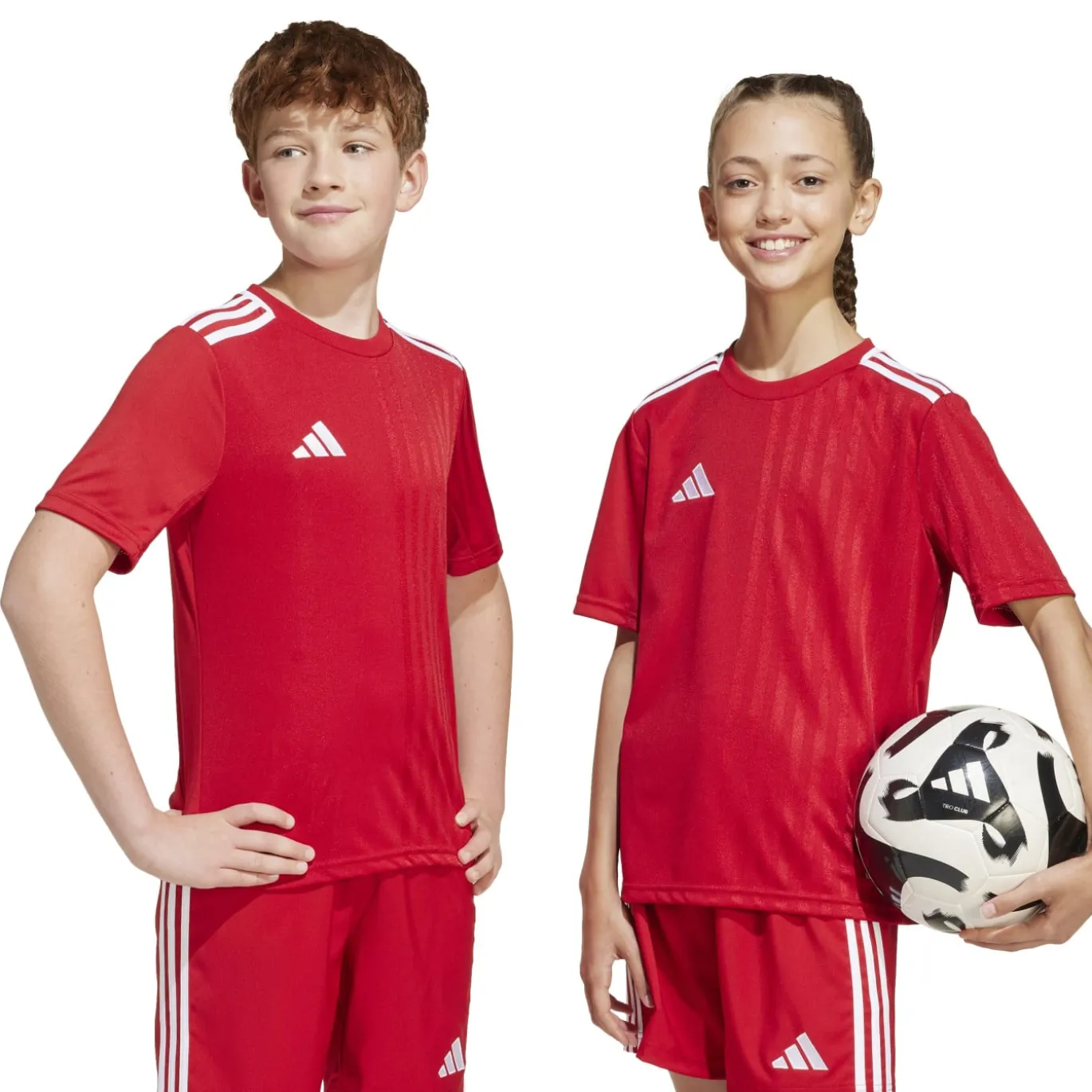 adidas Campeon 25 Voetbalshirt Kids Rood Wit
