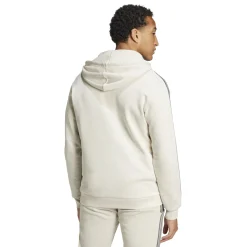 adidas City Escape Fleece Hoodie Beige Donkergrijs