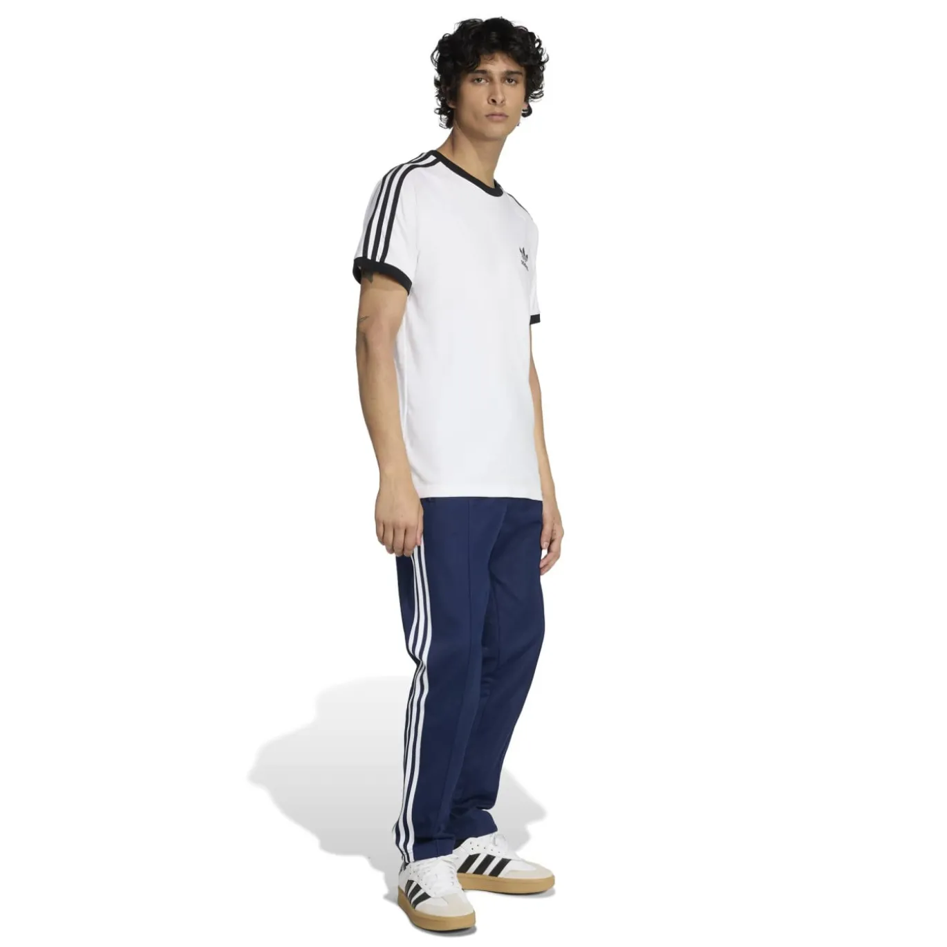 adidas Classic Trainingsbroek Donkerblauw Wit