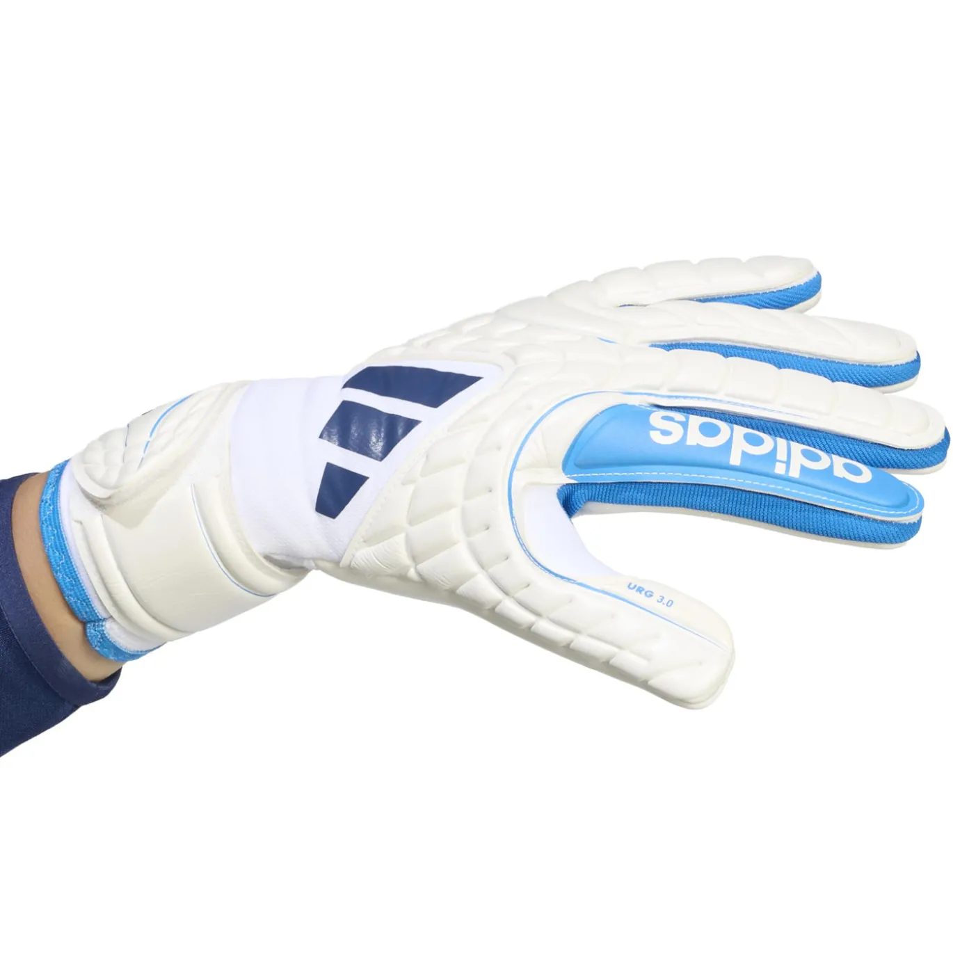 adidas Copa League Keepershandschoenen Wit Blauw Donkerblauw