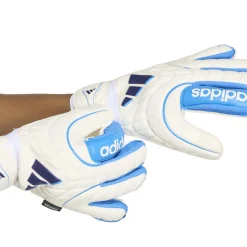 adidas Copa Match Fingersave Keepershandschoenen Kids Wit Blauw Donkerblauw