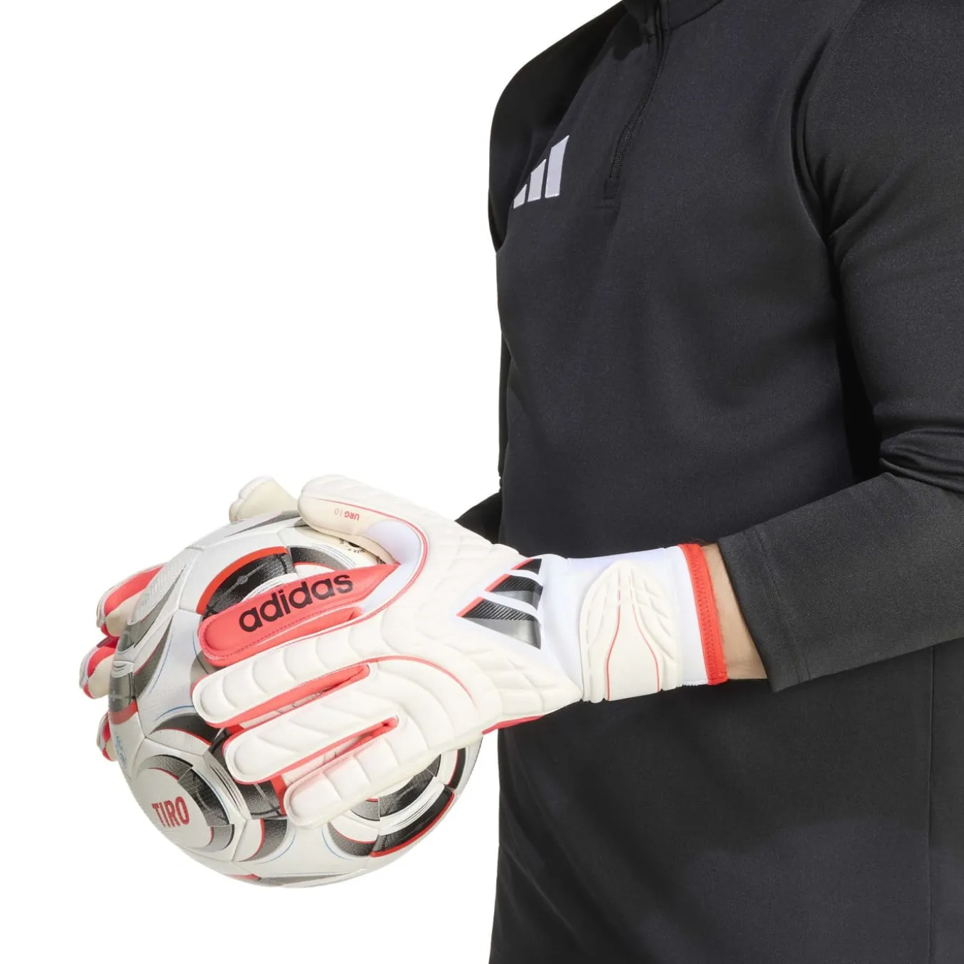 adidas Copa Pro PC Keepershandschoenen Wit Rood Zwart