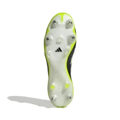 adidas Copa Pure III Elite IJzeren-Nop Voetbalschoenen (SG) Zwart Wit Neongeel