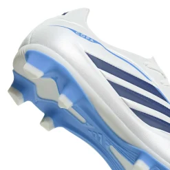 adidas Copa Pure IV Club Gras / Kunstgras Voetbalschoenen (MG) Kids Wit Blauw Donkerblauw