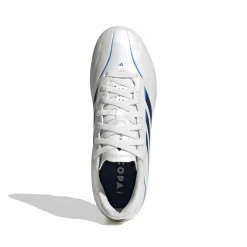 adidas Copa Pure IV Club Gras / Kunstgras Voetbalschoenen (MG) Kids Wit Blauw Donkerblauw