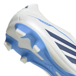 adidas Copa Pure IV Club Gras / Kunstgras Voetbalschoenen (MG) Wit Blauw Donkerblauw
