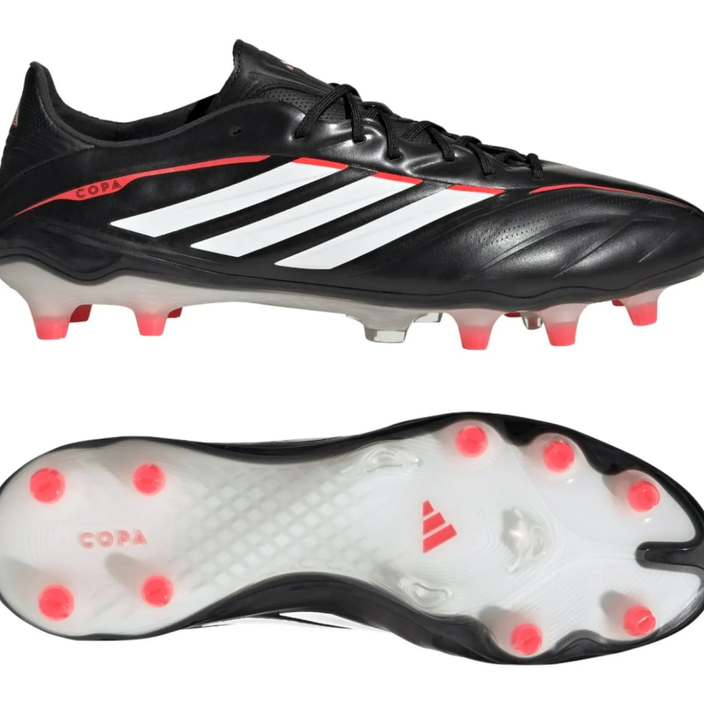 adidas Copa Pure IV Elite Gras Voetbalschoenen (FG) Zwart Wit Rood