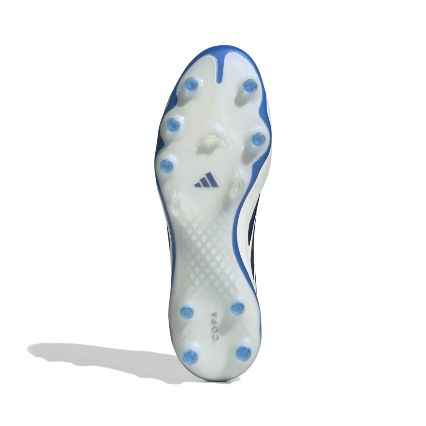 adidas Copa Pure IV Elite Gras Voetbalschoenen (FG) Wit Blauw Donkerblauw