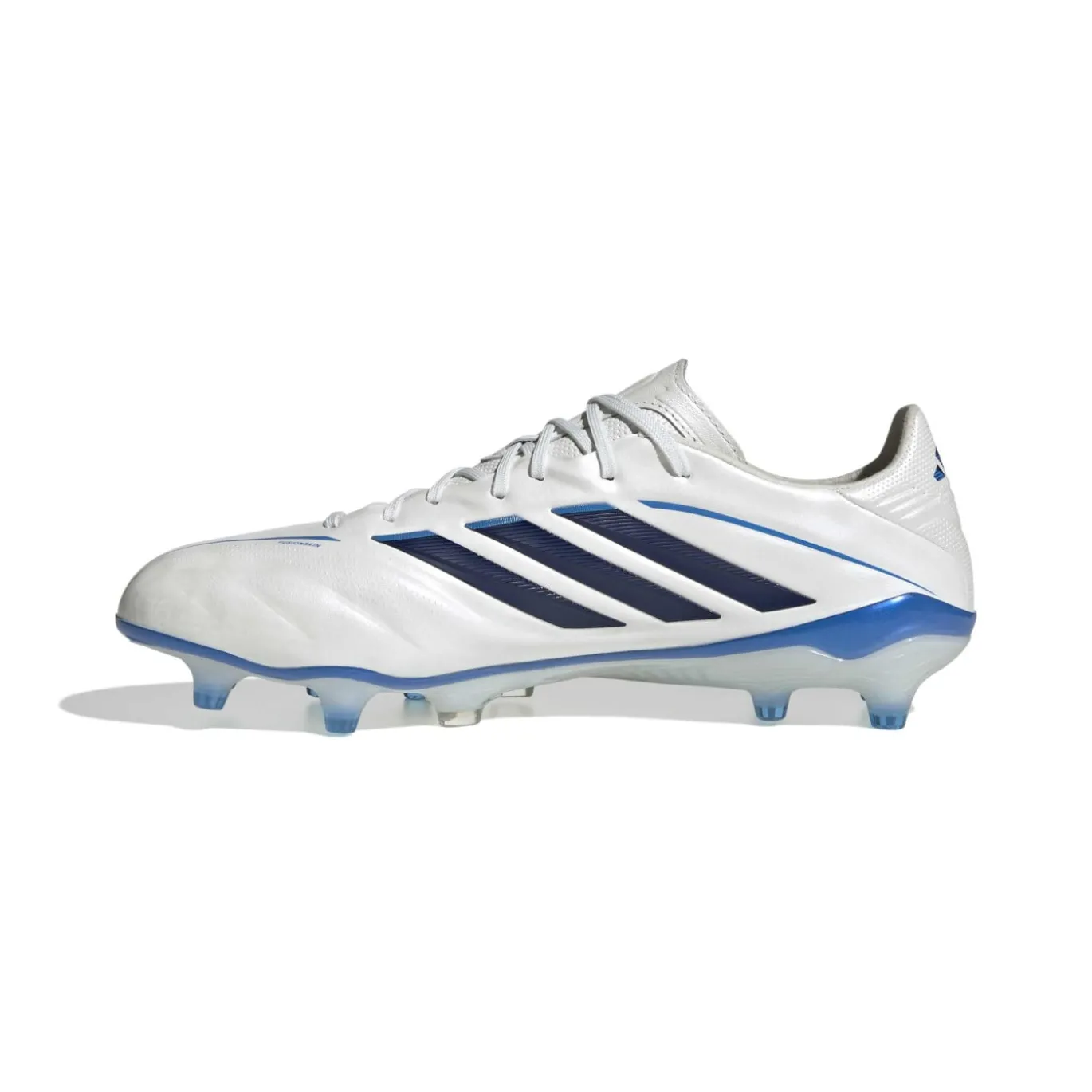 adidas Copa Pure IV Elite Gras Voetbalschoenen (FG) Wit Blauw Donkerblauw
