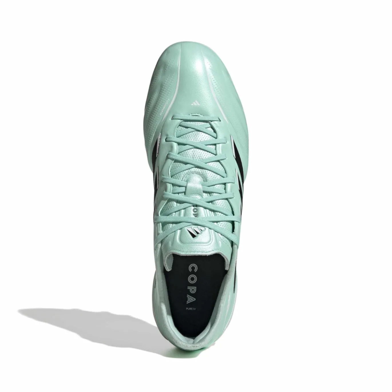 adidas Copa Pure IV Elite Gras Voetbalschoenen (FG) Mintgroen Zwart Wit