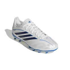 adidas Copa Pure IV Elite Gras Voetbalschoenen (FG) Kids Wit Blauw Donkerblauw