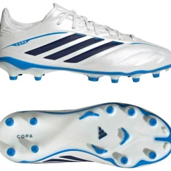 adidas Copa Pure IV Elite Gras Voetbalschoenen (FG) Kids Wit Blauw Donkerblauw