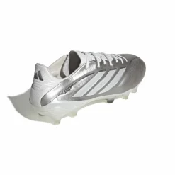 adidas Copa Pure IV Elite Gras Voetbalschoenen (FG) Zilver Wit Donkergrijs