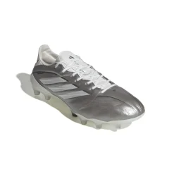 adidas Copa Pure IV Elite Gras Voetbalschoenen (FG) Zilver Wit Donkergrijs