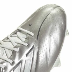 adidas Copa Pure IV Elite IJzeren-Nop Voetbalschoenen (SG) Zilver Wit Donkergrijs