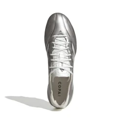 adidas Copa Pure IV Elite IJzeren-Nop Voetbalschoenen (SG) Zilver Wit Donkergrijs