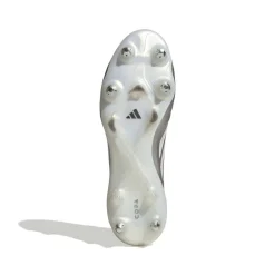 adidas Copa Pure IV Elite IJzeren-Nop Voetbalschoenen (SG) Zilver Wit Donkergrijs