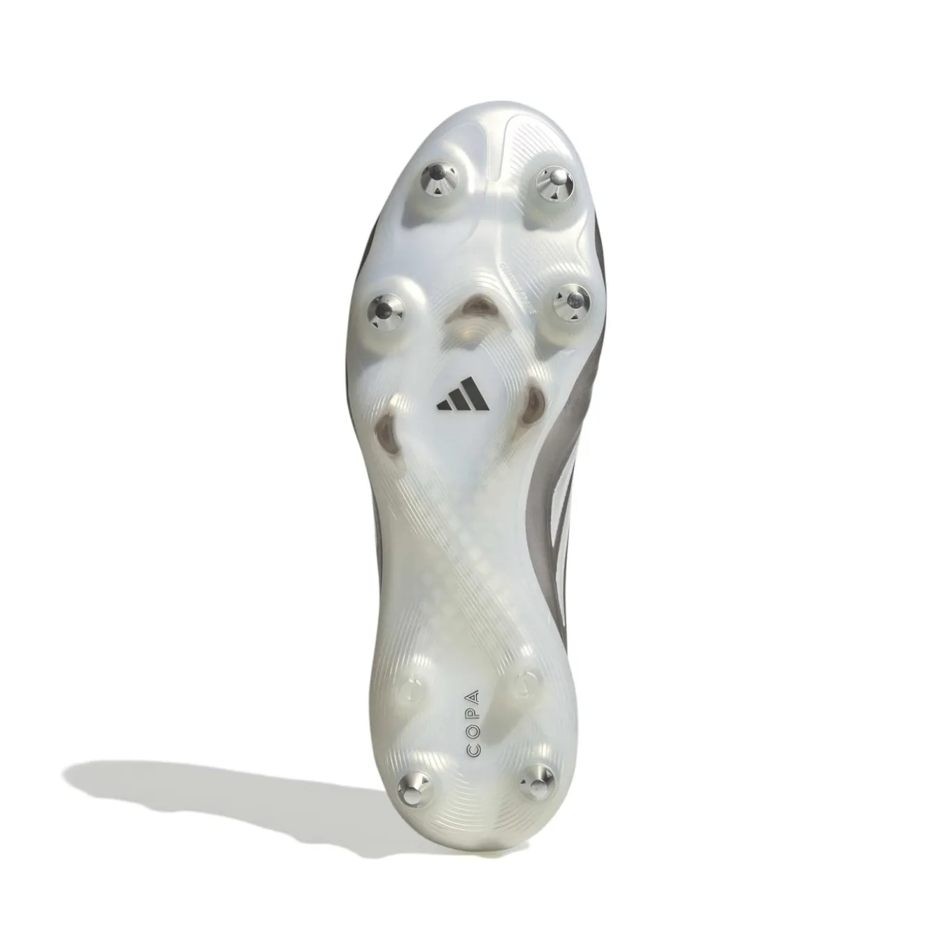 adidas Copa Pure IV Elite IJzeren-Nop Voetbalschoenen (SG) Zilver Wit Donkergrijs