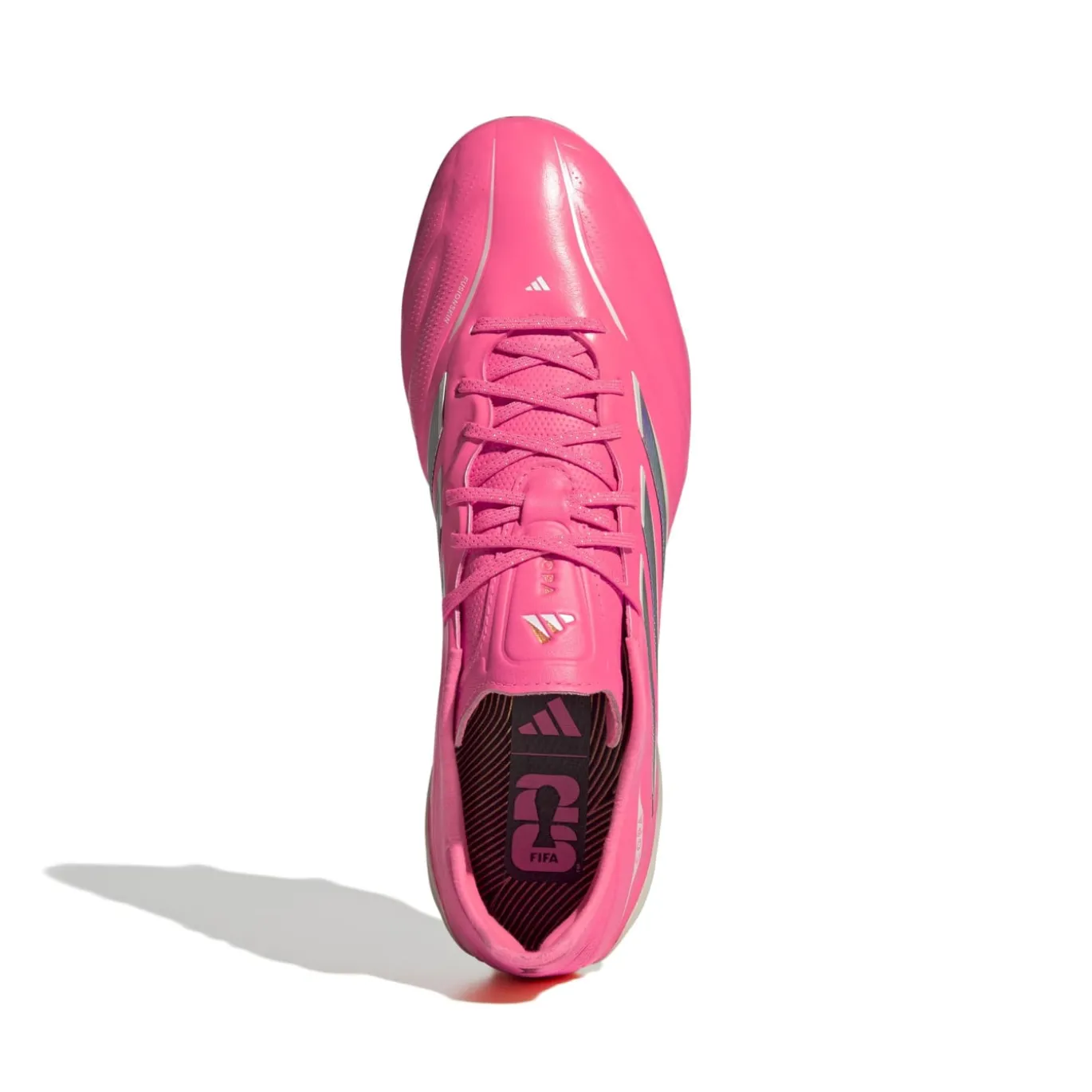 adidas Copa Pure IV Elite IJzeren-Nop Voetbalschoenen (SG) Felroze Zilver Wit