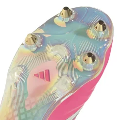 adidas Copa Pure IV Elite IJzeren-Nop Voetbalschoenen (SG) Felroze Zilver Wit