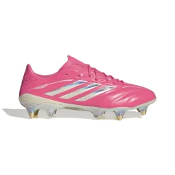 adidas Copa Pure IV Elite IJzeren-Nop Voetbalschoenen (SG) Felroze Zilver Wit