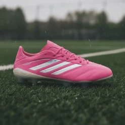 adidas Copa Pure IV Elite IJzeren-Nop Voetbalschoenen (SG) Felroze Zilver Wit
