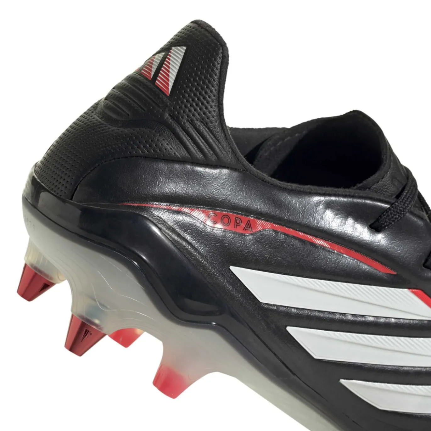 adidas Copa Pure IV Elite IJzeren-Nop Voetbalschoenen (SG) Zwart Wit Rood
