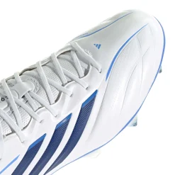 adidas Copa Pure IV Elite IJzeren-Nop Voetbalschoenen (SG) Wit Blauw Donkerblauw